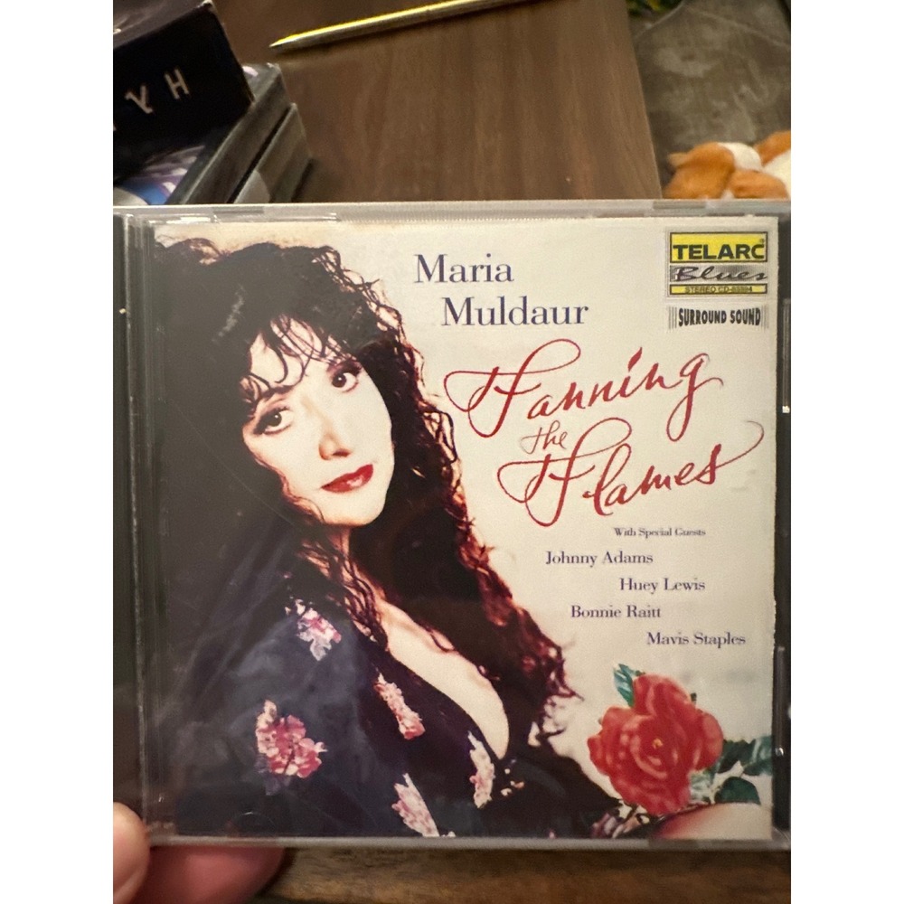 Maria Muldaur Fanning the Flames CD Telarc Blues 1996 Bonnie Raitt Huey Lewis